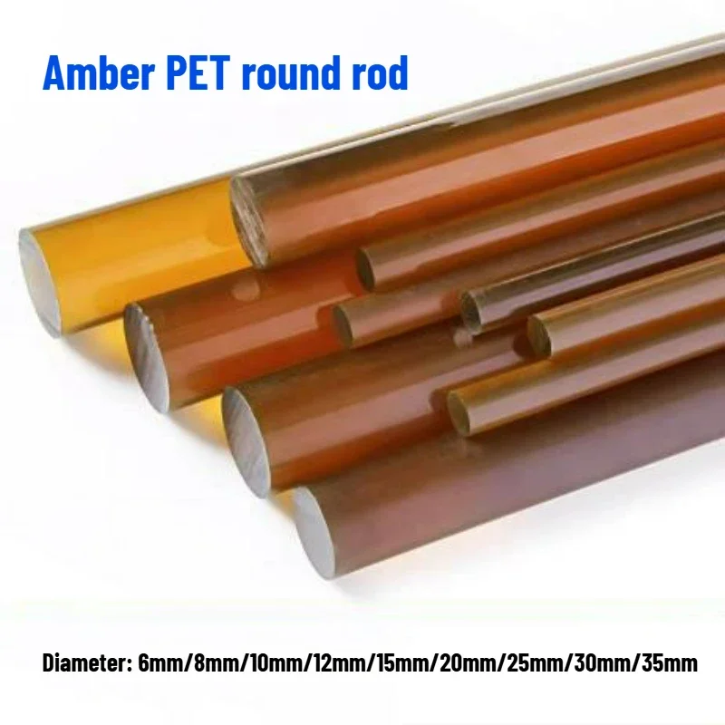 1/2pcs Amber Colored PEI Rod Diameter 6/8/10/12/15/20/25/30/35mm Polyetherimide Round Rod Anti-static Processing Customization
1/2pcs Amber Colored PEI Rod Diameter 6/8/10/12/15/20/25/30/35mm Polyetherimide Round Rod Anti-static Processing Customization