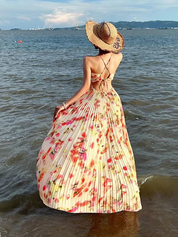 Цветочный принт ter Ne Dr Женское летнее платье Dopane Beach Vaion Pure Desire с талией Длинное бюстье Dr
Цветочный принт ter Ne Dr Женское летнее платье Dopane Beach Vaion Pure Desire с талией Длинное бюстье Dr