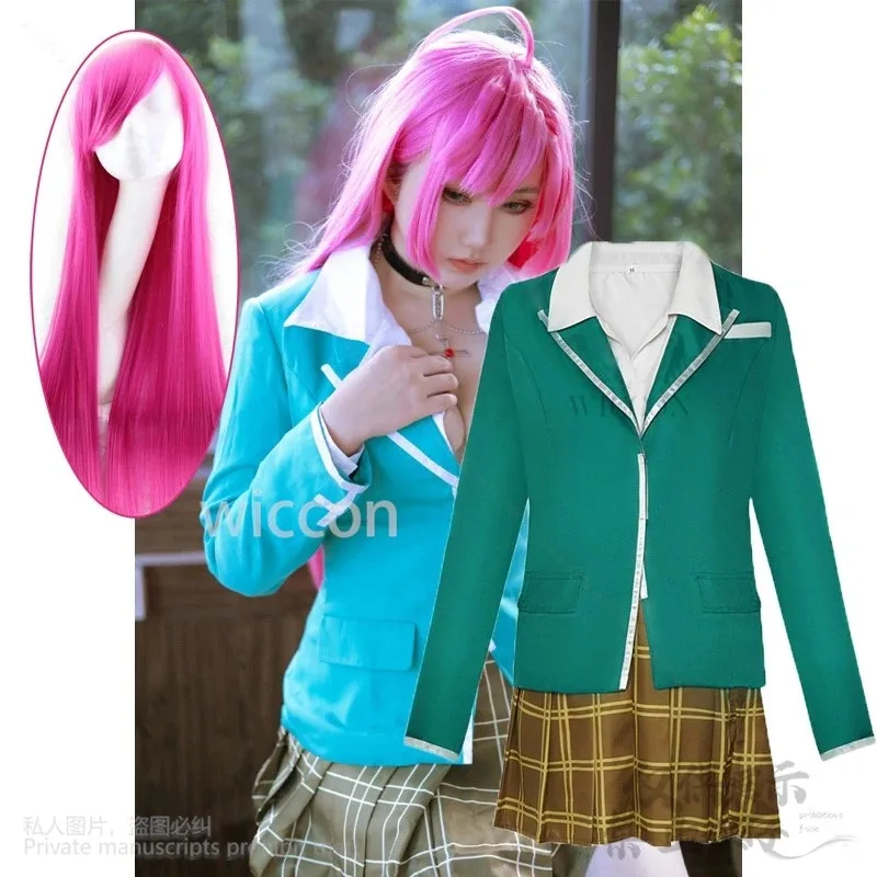 Anime Rosario To Vampire Cosplay Akashiya Moka Sexy Halloween Party Suit Costume Japanese JK School Uniform Skirt Coat Woman
Anime Rosario To Vampire Cosplay Akashiya Moka Sexy Halloween Party Suit Costume Japanese JK School Uniform Skirt Coat Woman