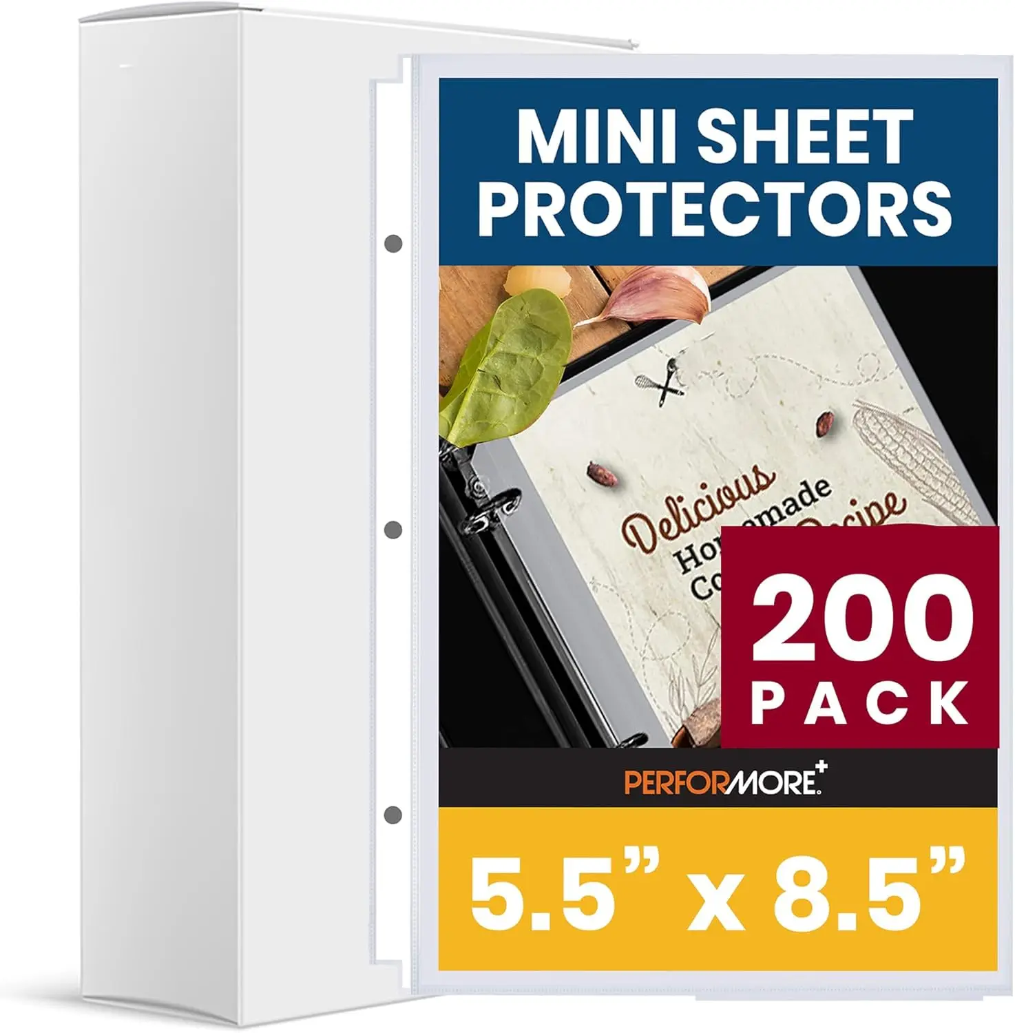 Mini Sheet Protectors 5.5x8.5, Top Loading, 200 Pack, Acid-Free, Archival Safe, Clear
Mini Sheet Protectors 5.5x8.5, Top Loading, 200 Pack, Acid-Free, Archival Safe, Clear