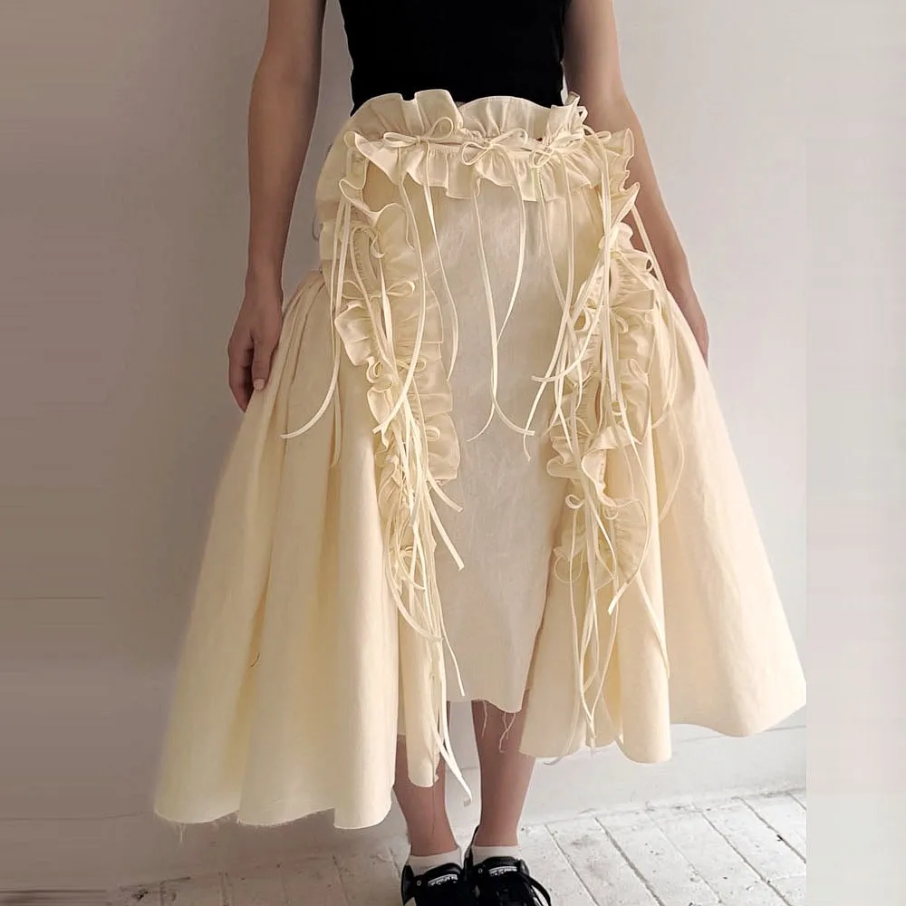 Asymmetric Hem Midi Skirt For Women Major Bows Ruched High Waist 2026 New Style Office Lady Skirts Girls Evening Party Wear
Asymmetric Hem Midi Skirt For Women Major Bows Ruched High Waist 2026 New Style Office Lady Skirts Girls Evening Party Wear