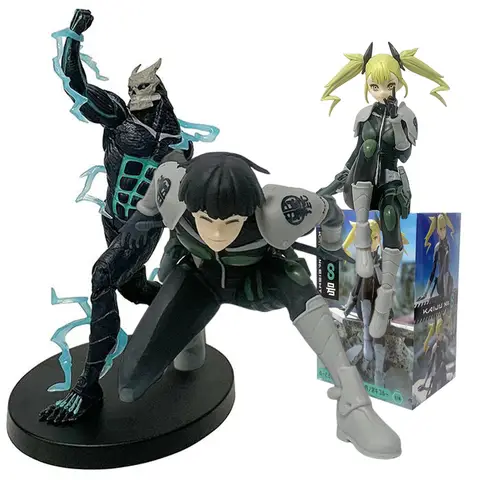 Anime Kaiju No. 8 Kafka Hibino Kikoru Shinomiya Soshiro Hoshi Monster No. 8 Action Figures Anime Peripheral PVC Model Toys Gift