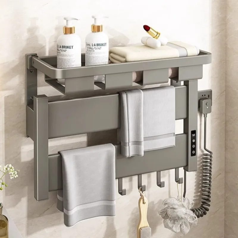Heated Electric Towel Rack Bathroom Household Wall Mounted Waterproof Non-punching Towel Racks Drying Bathroom Accessories
Heated Electric Towel Rack Bathroom Household Wall Mounted Waterproof Non-punching Towel Racks Drying Bathroom Accessories