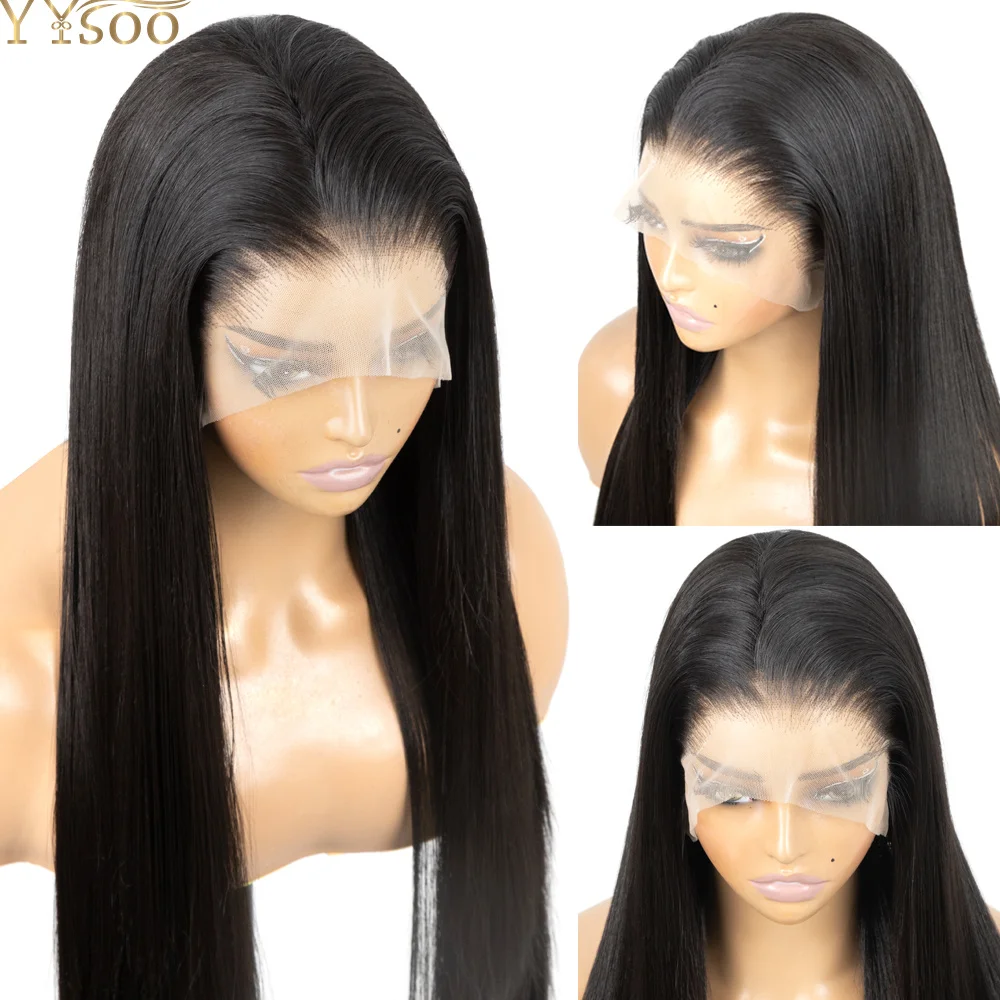 Long Silky Straight Synthetic Black 13X6 Lace Front Wig Futura Hair Heat Resistant Pre Plucked Hairline Glueless Black Women Wig
Long Silky Straight Synthetic Black 13X6 Lace Front Wig Futura Hair Heat Resistant Pre Plucked Hairline Glueless Black Women Wig
