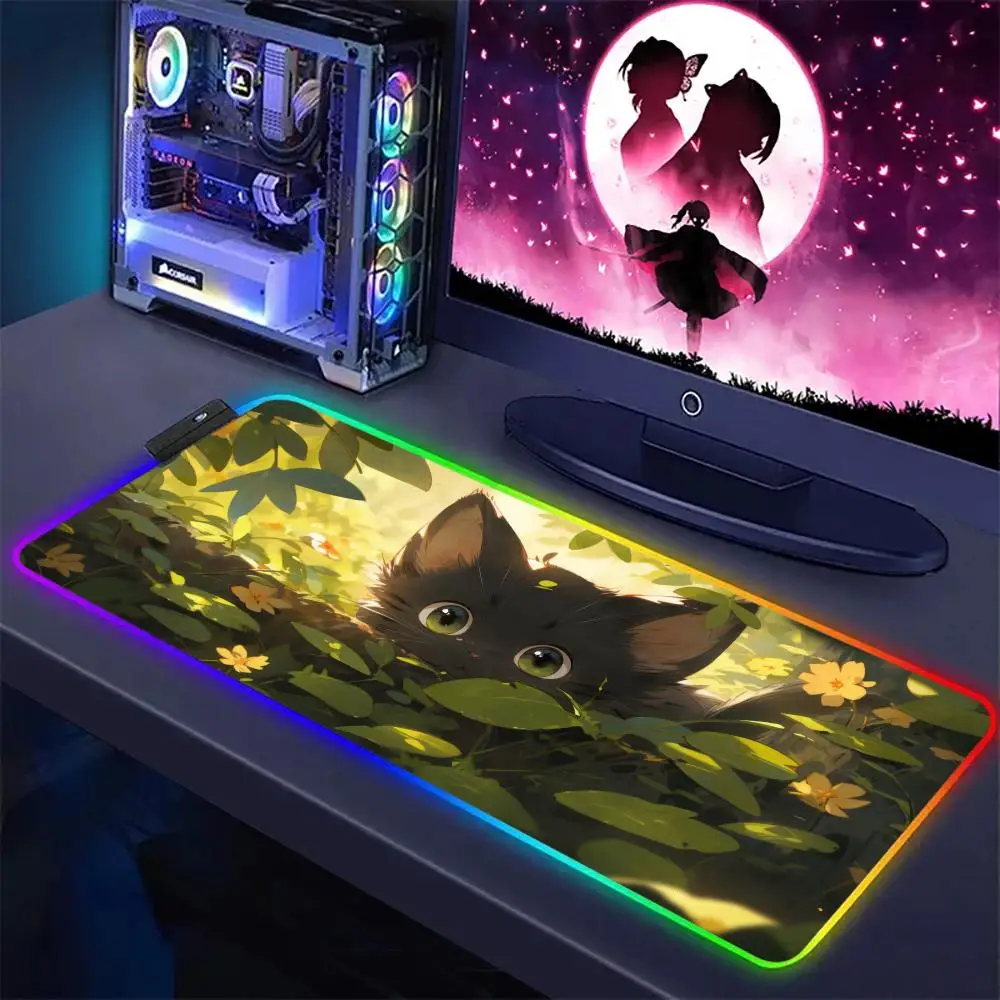 Luminescence Mousepad Cat in the Garden Desk Accessories RGB Keyboardpad Computer Accessories Pc Gaming Girl Laptop Game Mat XXL
Luminescence Mousepad Cat in the Garden Desk Accessories RGB Keyboardpad Computer Accessories Pc Gaming Girl Laptop Game Mat XXL