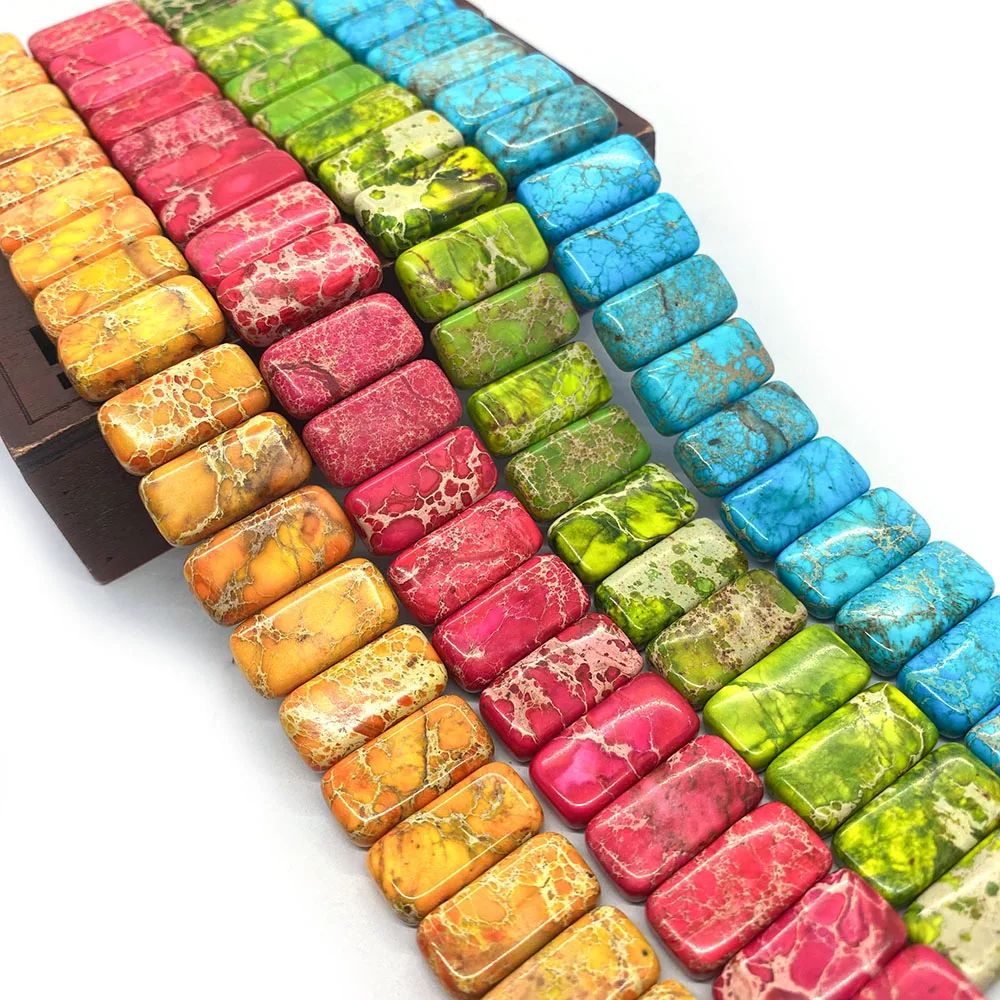 Natural Stone Beads Rectangular Polished Double Holes Loose Beads for Fashion Jewelry DIY Jewelry Making Accessories Gifts
Natural Stone Beads Rectangular Polished Double Holes Loose Beads for Fashion Jewelry DIY Jewelry Making Accessories Gifts