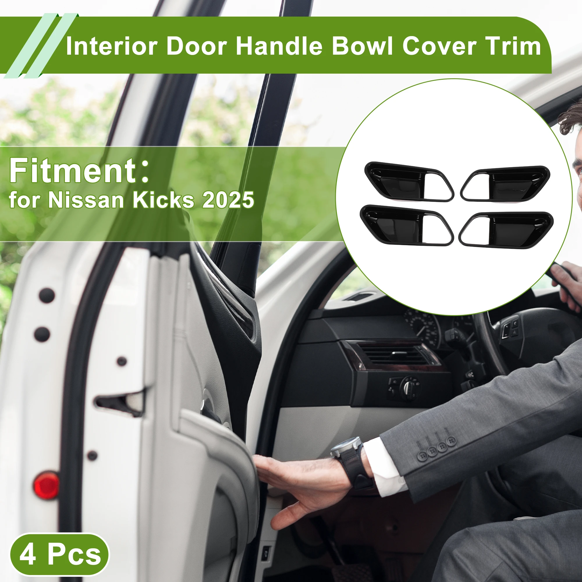UXCELL внутренняя дверная ручка чаша накладка для Nissan Kicks 2025 черный ABS 4 шт.
UXCELL внутренняя дверная ручка чаша накладка для Nissan Kicks 2025 черный ABS 4 шт.