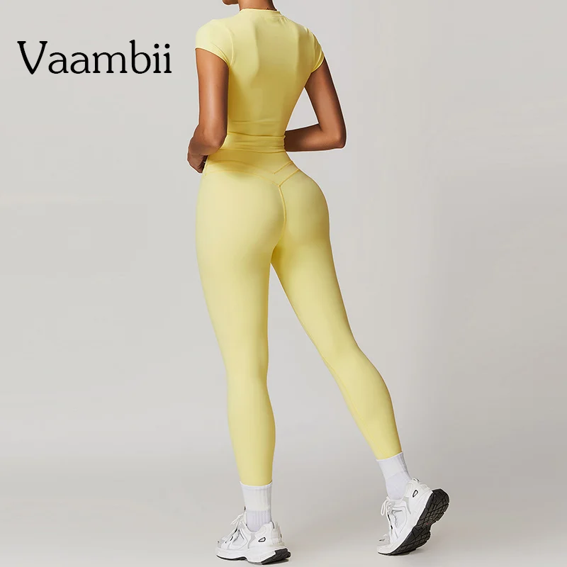 Outfit Yoga Set 2 Pieces Set Yoga Leggings Running Sports Set Women Short Sleeve Tops High Waist Gym Suit Fitness Clothes
Outfit Yoga Set 2 Pieces Set Yoga Leggings Running Sports Set Women Short Sleeve Tops High Waist Gym Suit Fitness Clothes