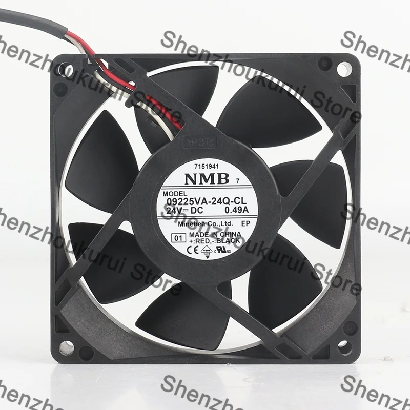 9025 Cooling Fan Original NMB 09225VA-24Q-CL High air 9CM 24V 0.49A three-wire high-end variable frequency fan
9025 Cooling Fan Original NMB 09225VA-24Q-CL High air 9CM 24V 0.49A three-wire high-end variable frequency fan