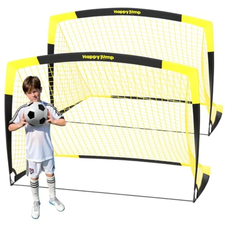 Backyard, park school soccer goal for ages 614: 7x5 FT 5x3.6 FT portable design, heavy-duty steel frame, black finish, quick-se
Backyard, park school soccer goal for ages 614: 7x5 FT 5x3.6 FT portable design, heavy-duty steel frame, black finish, quick-se