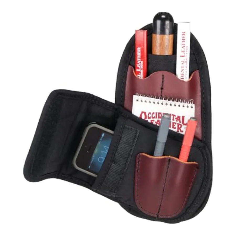 Occidental Leather Clip-On Stronghold Essentials Gear Pocket - Black - 7 Pockets and Tool Holders - Made in USA
Occidental Leather Clip-On Stronghold Essentials Gear Pocket - Black - 7 Pockets and Tool Holders - Made in USA