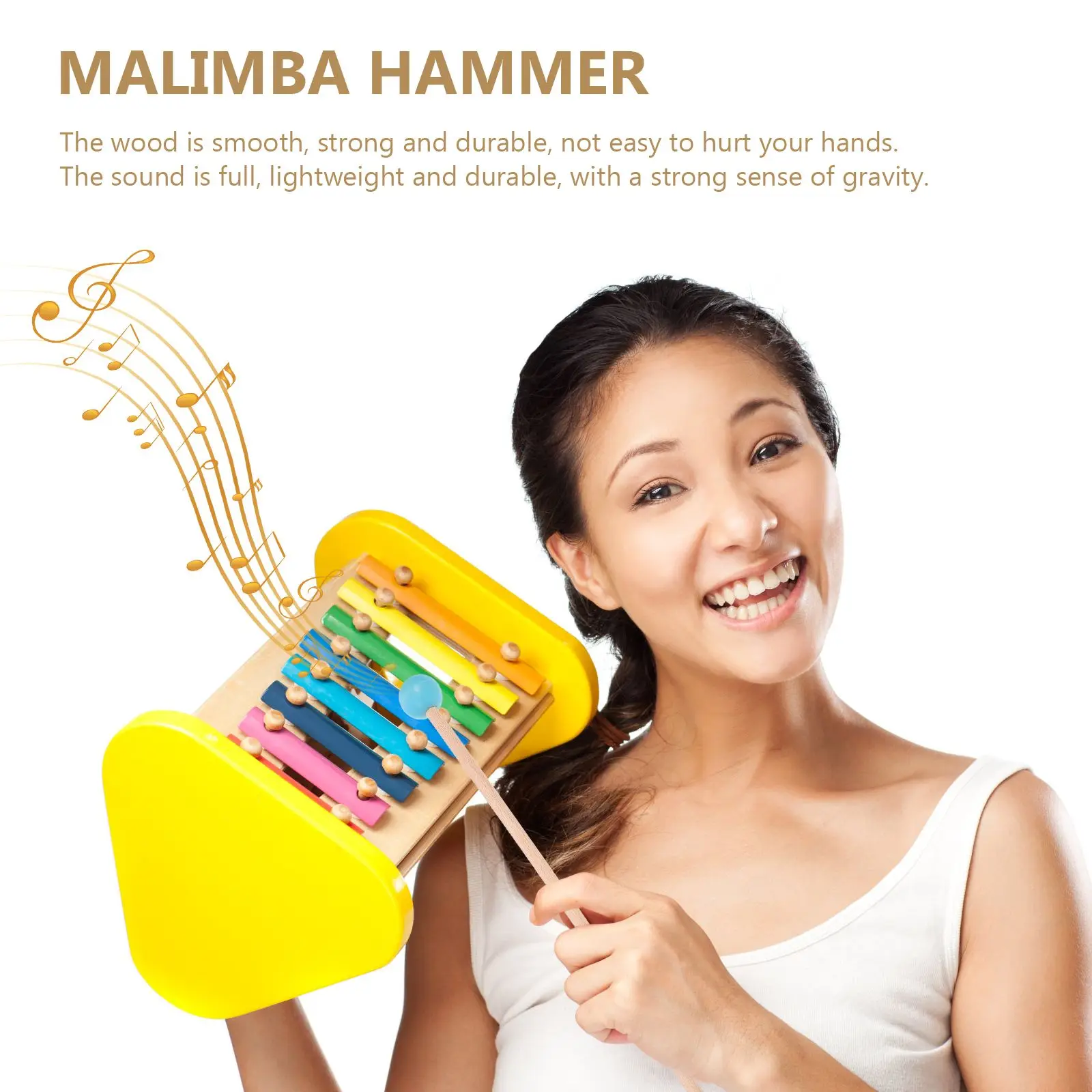 Marimba Hammer Xylophone Sticks Keyboard Percussion Wood Silica Gel Music Drumstick Child Lightweight Strong
Marimba Hammer Xylophone Sticks Keyboard Percussion Wood Silica Gel Music Drumstick Child Lightweight Strong