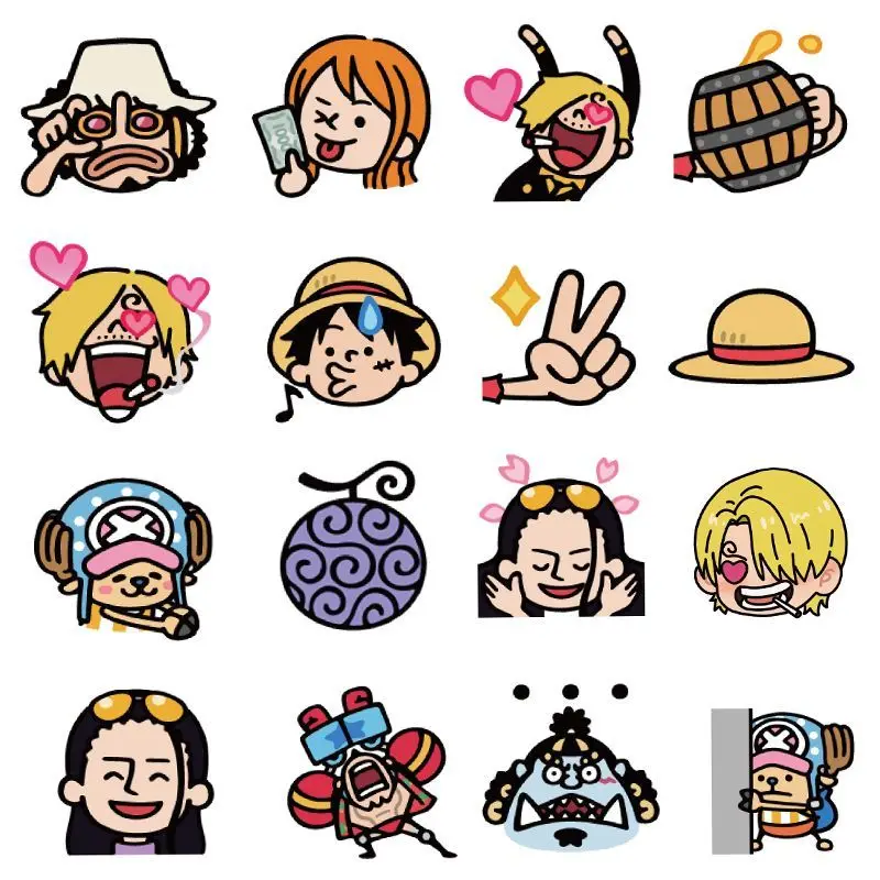 140pcs Cute Cartoon One Piece Luffy Stickers Luggage Stickers Thermos Stickers Waterproof Decorations for Journals and Computers
140pcs Cute Cartoon One Piece Luffy Stickers Luggage Stickers Thermos Stickers Waterproof Decorations for Journals and Computers