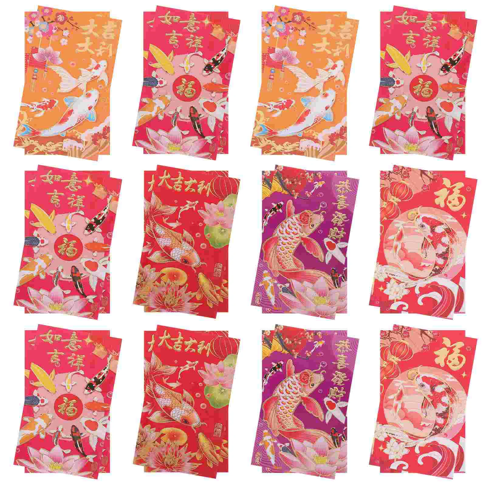 36pcs Chinese New Year Red Envelopes Snake Year Luxury Paper Cash Gifts Spring Festival Hongbao Traditional Design
36pcs Chinese New Year Red Envelopes Snake Year Luxury Paper Cash Gifts Spring Festival Hongbao Traditional Design