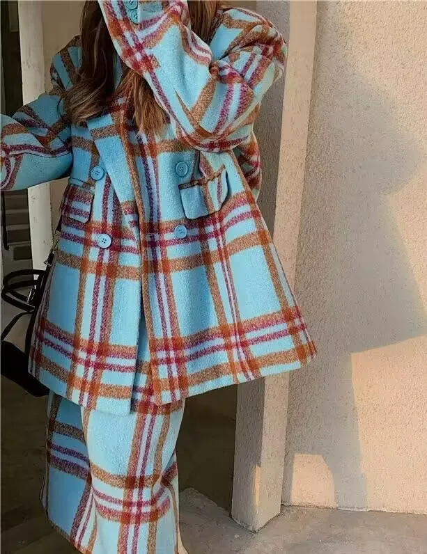 Шерстяные пальто Женское шерстяное пальто Утолщенное клетчатое осеннее смешанное пальто с рукавами реглан в консервативном стиле Минималистичный колледж Расслабленный шик
Шерстяные пальто Женское шерстяное пальто Утолщенное клетчатое осеннее смешанное пальто с рукавами реглан в консервативном стиле Минималистичный колледж Расслабленный шик