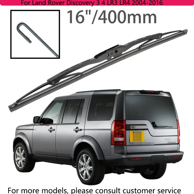 Для Land Rover Discovery 3 4 LR3 LR4 2004-2016 автомобильные аксессуары 16 "заднее лобовое стекло омыватель стеклоочиститель 
Для Land Rover Discovery 3 4 LR3 LR4 2004-2016 автомобильные аксессуары 16 "заднее лобовое стекло омыватель стеклоочиститель