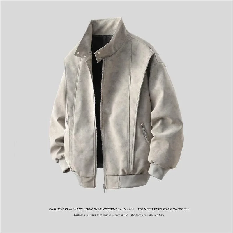 Утепленная куртка-бомбер унисекс с воротником-стойкой, повседневная, свободного кроя, в американском стиле, из искусственного меха кролика и кожи, для осени и зимы
Утепленная куртка-бомбер унисекс с воротником-стойкой, повседневная, свободного кроя, в американском стиле, из искусственного меха кролика и кожи, для осени и зимы