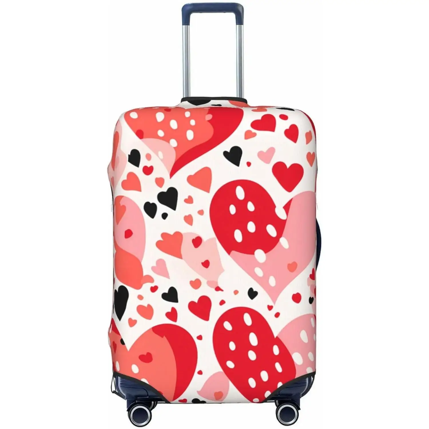 Colorful Heart Pattern Luggage Cover Valentine'S Day Print Travel Luggage Cover Elastic Baggage Protector For Men Women Luggage
Colorful Heart Pattern Luggage Cover Valentine'S Day Print Travel Luggage Cover Elastic Baggage Protector For Men Women Luggage