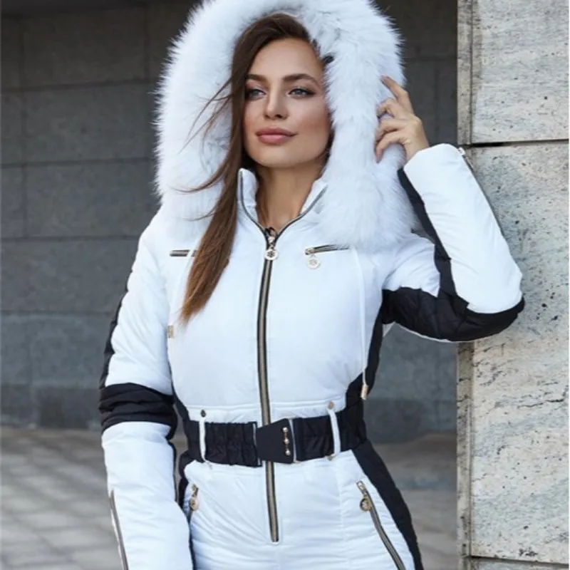 2025 New Women's Fashion Hooded Skiwear Long Sleeve Warm Outdoor Sports Cold Proof Snow Clothes Jumpsuit for Women Snow Clothes
2025 New Women's Fashion Hooded Skiwear Long Sleeve Warm Outdoor Sports Cold Proof Snow Clothes Jumpsuit for Women Snow Clothes