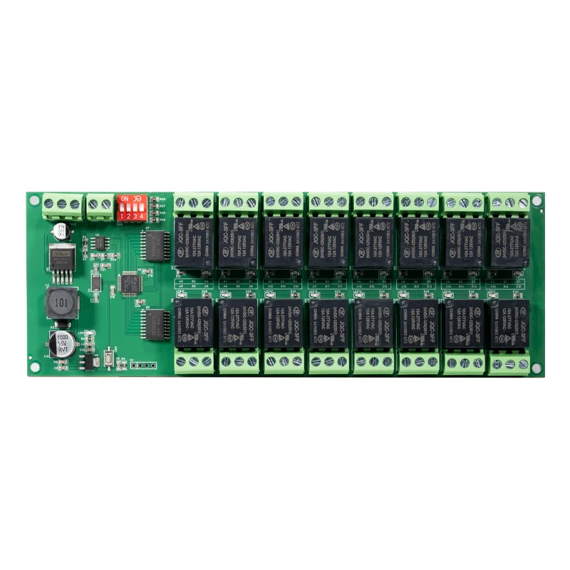 24V 16-channel Relay Output Module IO Extension MODBUS485 Relay Module 485 Remote IO DO16
24V 16-channel Relay Output Module IO Extension MODBUS485 Relay Module 485 Remote IO DO16