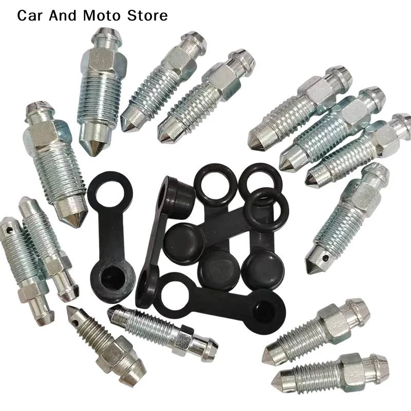 【CMO】2/10PCS Motorcycle Brake Caliper Oil Drain Deflation Screws M8 M10 With Rubber Cap For Caliper Air Bleed Nipple Bolts
【CMO】2/10PCS Motorcycle Brake Caliper Oil Drain Deflation Screws M8 M10 With Rubber Cap For Caliper Air Bleed Nipple Bolts