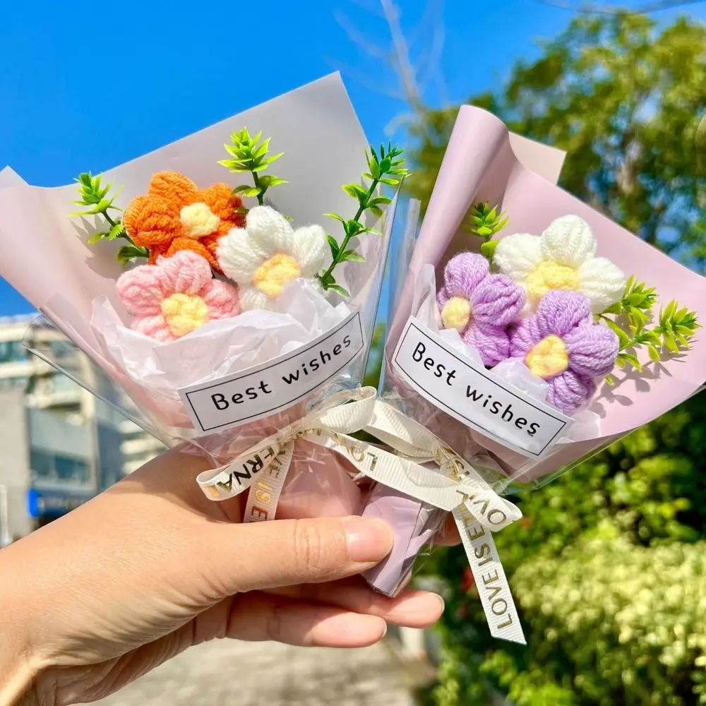Bouquet Decoration Flower DIY Bouquet Knitted Knit Lovely Flower Plush Bouquet Cartoon Elegant Mini Flower Bouquet Toy
Bouquet Decoration Flower DIY Bouquet Knitted Knit Lovely Flower Plush Bouquet Cartoon Elegant Mini Flower Bouquet Toy