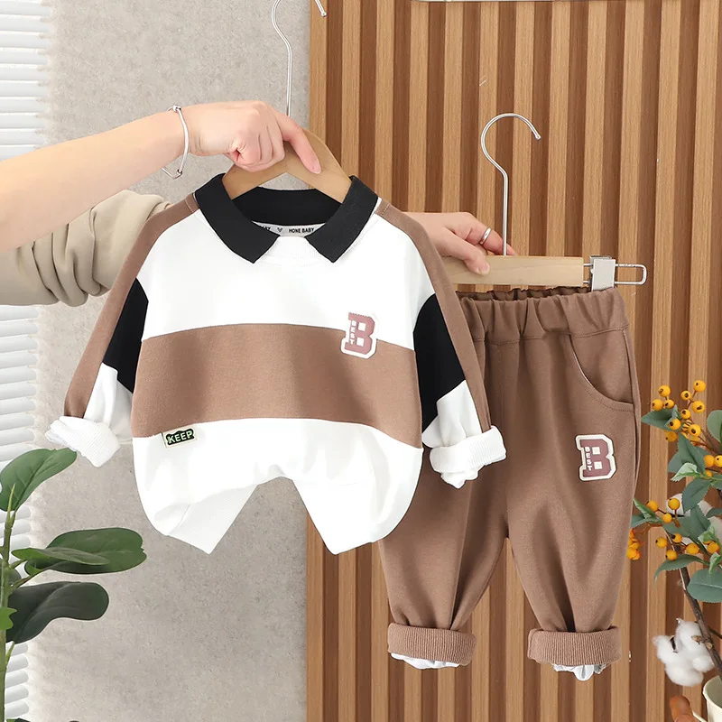 Boys Clothes Sets Spring Autumn Children Cotton Polo Sweatshirts Pants 2pcs Tracksuits For Baby Sports Suit Toddler Outfits 2024
Boys Clothes Sets Spring Autumn Children Cotton Polo Sweatshirts Pants 2pcs Tracksuits For Baby Sports Suit Toddler Outfits 2024