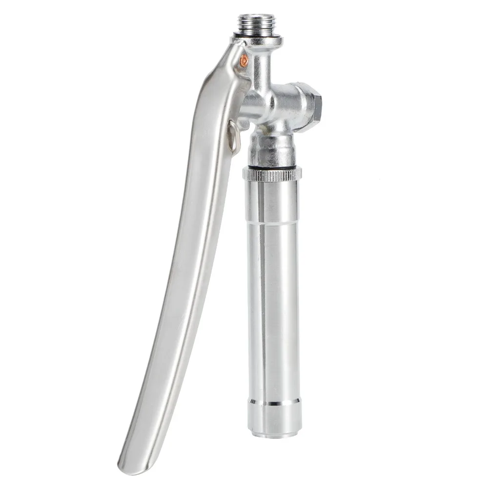 Stainless Steel Sprayer Handle M14*1.5mm Easy To Use High Pressure Water Gun One Hand Control Silver Watering Handle
Stainless Steel Sprayer Handle M14*1.5mm Easy To Use High Pressure Water Gun One Hand Control Silver Watering Handle