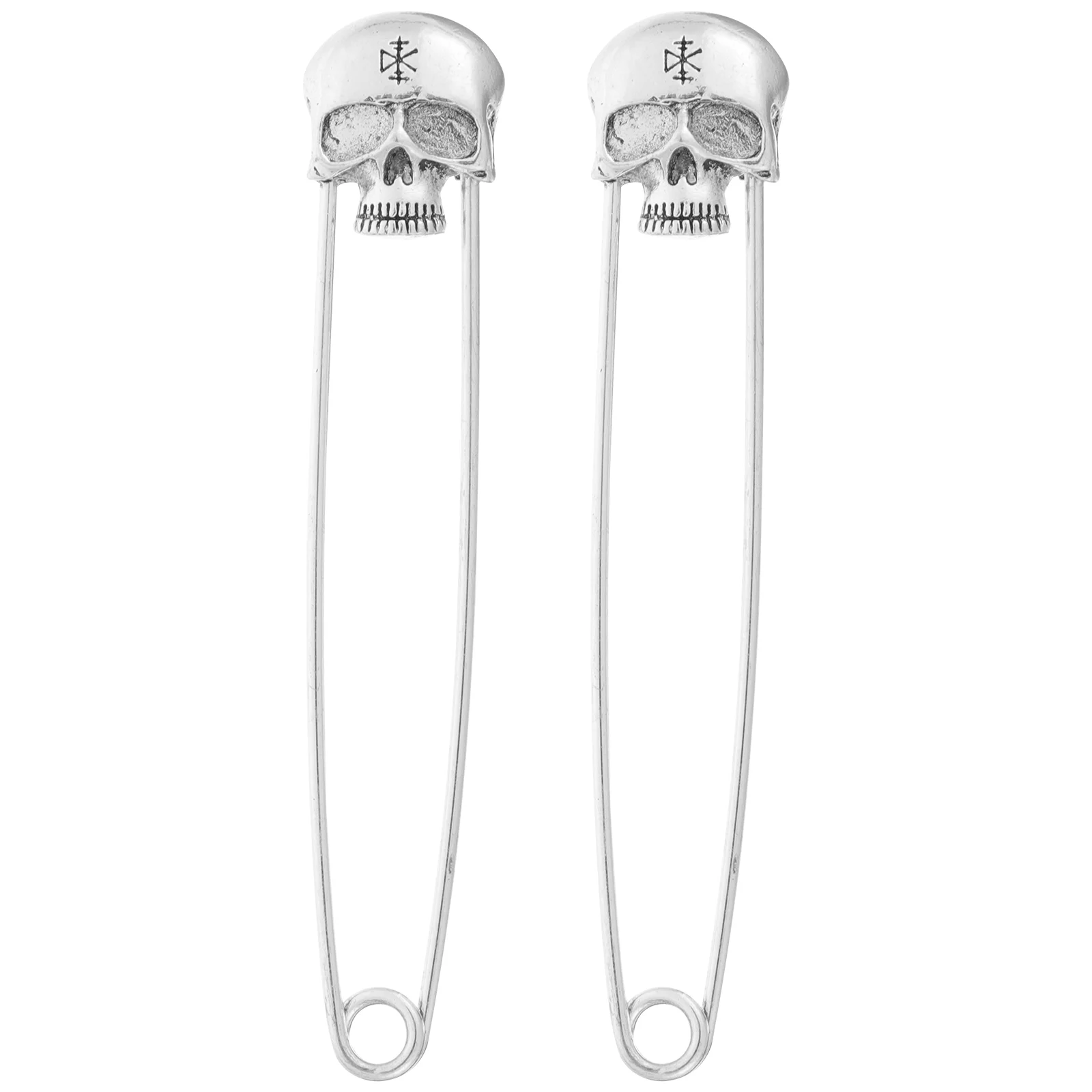 2 PCS Ghost Head Skull Pin Clothes Bulb Safety Pins Alloy Sewing Crafting Supplies
2 PCS Ghost Head Skull Pin Clothes Bulb Safety Pins Alloy Sewing Crafting Supplies
