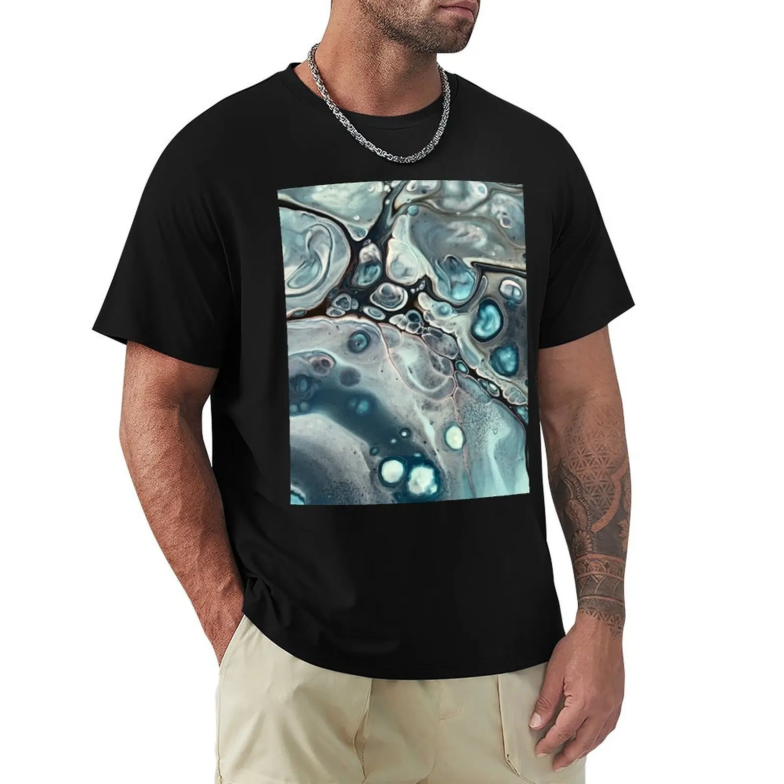 Wild bubbles T-Shirt Work Daily Short Sleeve Top
Wild bubbles T-Shirt Work Daily Short Sleeve Top