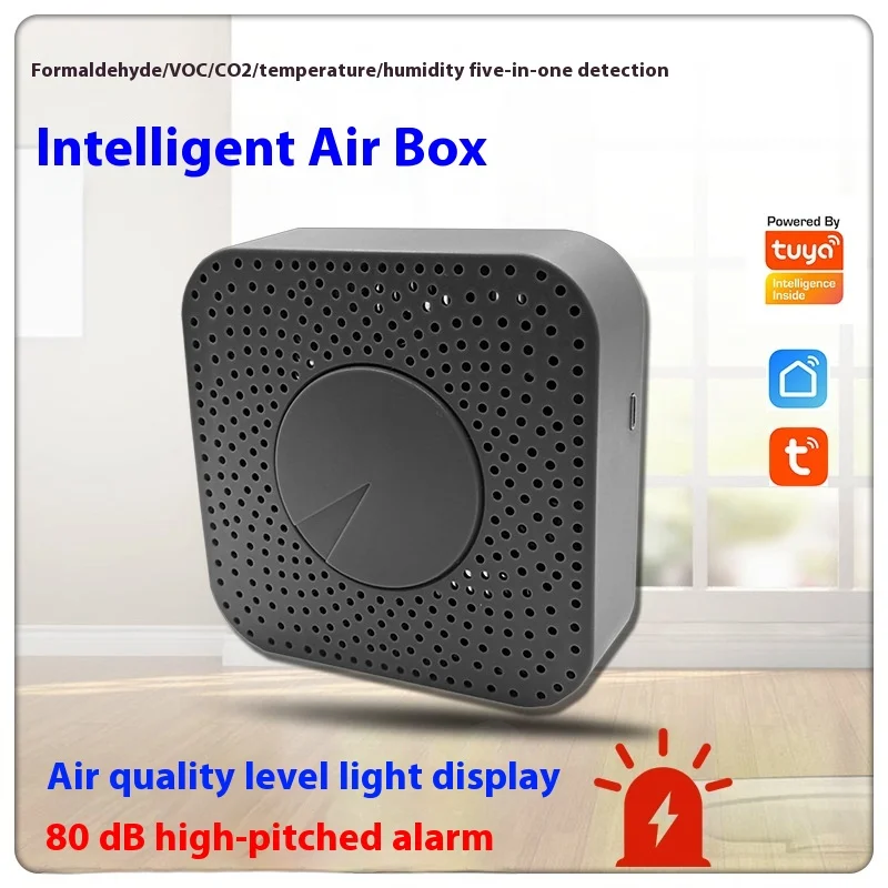 Smart air box WiFi/ZigBee formaldehyde carbon dioxide temperature and humidity detection air detector
Smart air box WiFi/ZigBee formaldehyde carbon dioxide temperature and humidity detection air detector