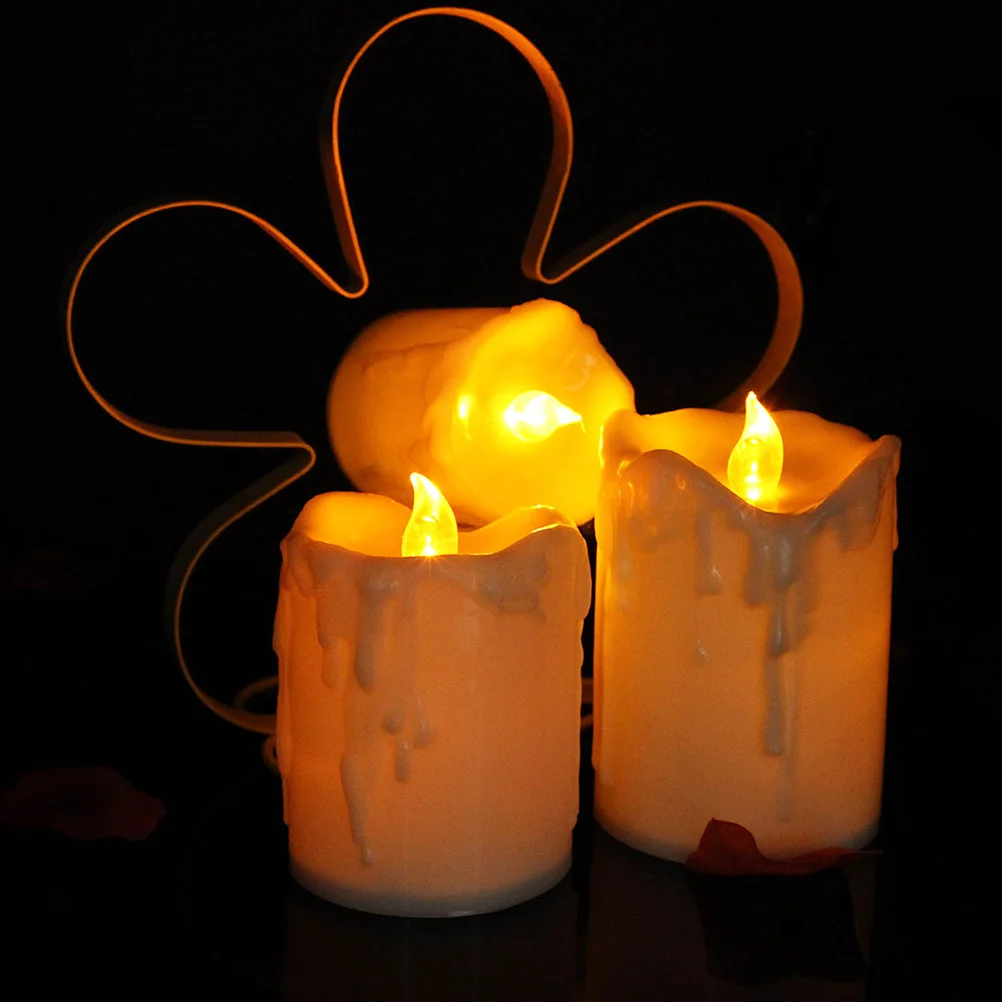 3 pcs -Powered Led Electric Candles Romantic Flameless Decorative Lights For Party Home Hotel Bar Beige Flickering
3 pcs -Powered Led Electric Candles Romantic Flameless Decorative Lights For Party Home Hotel Bar Beige Flickering