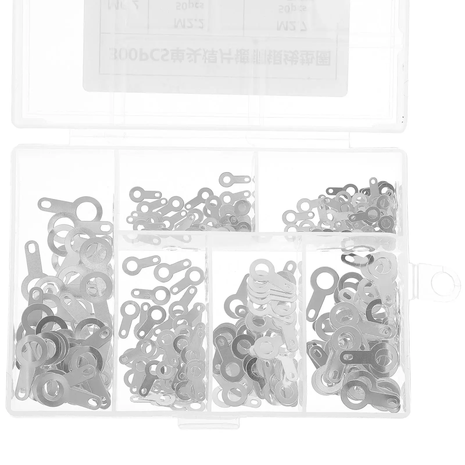 300pcs Single-head Solder Lug Soldering for Flat Washer Batteries Cable Copper Terminal
300pcs Single-head Solder Lug Soldering for Flat Washer Batteries Cable Copper Terminal
