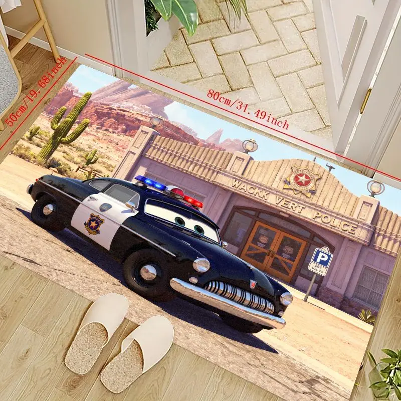 1PC Cartoon Police Car with Eyes & Desert Police Station Scene Floor Mat, 50x80cm (19.7x31.5 inch) Non-Slip Doormat, Durable Are
1PC Cartoon Police Car with Eyes & Desert Police Station Scene Floor Mat, 50x80cm (19.7x31.5 inch) Non-Slip Doormat, Durable Are