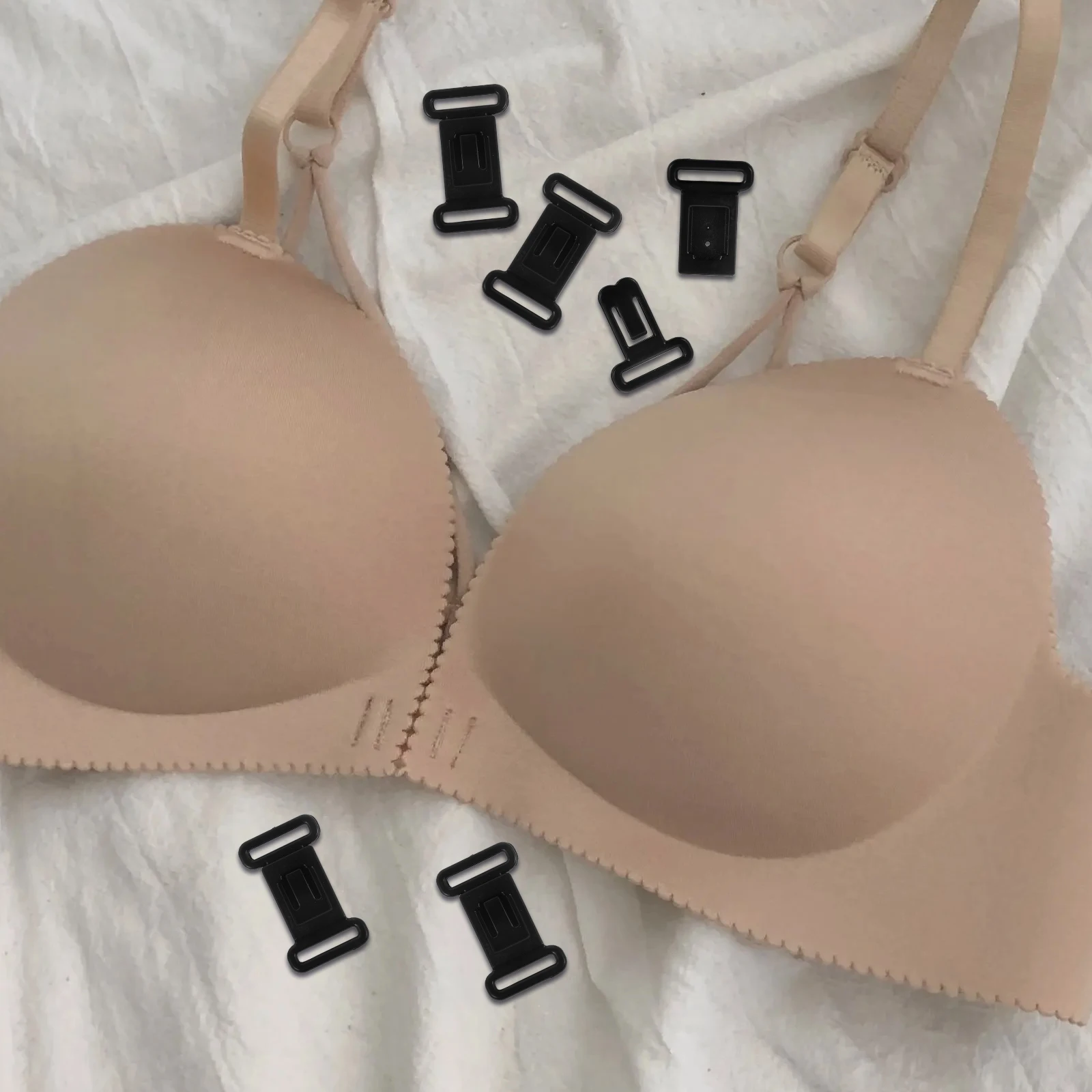 100 set Bra Hooks Black 12 5mm Diameter Durable Plastic Adjustable Straps Female Accessories Underwear Buttons Portable Clips
100 set Bra Hooks Black 12 5mm Diameter Durable Plastic Adjustable Straps Female Accessories Underwear Buttons Portable Clips