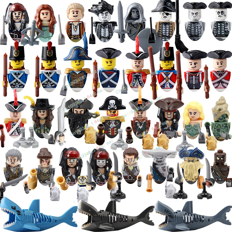 Pirates of The Caribbean Jack Sparrow Classic movie Figures accessories Building Blocks toys for children
Pirates of The Caribbean Jack Sparrow Classic movie Figures accessories Building Blocks toys for children