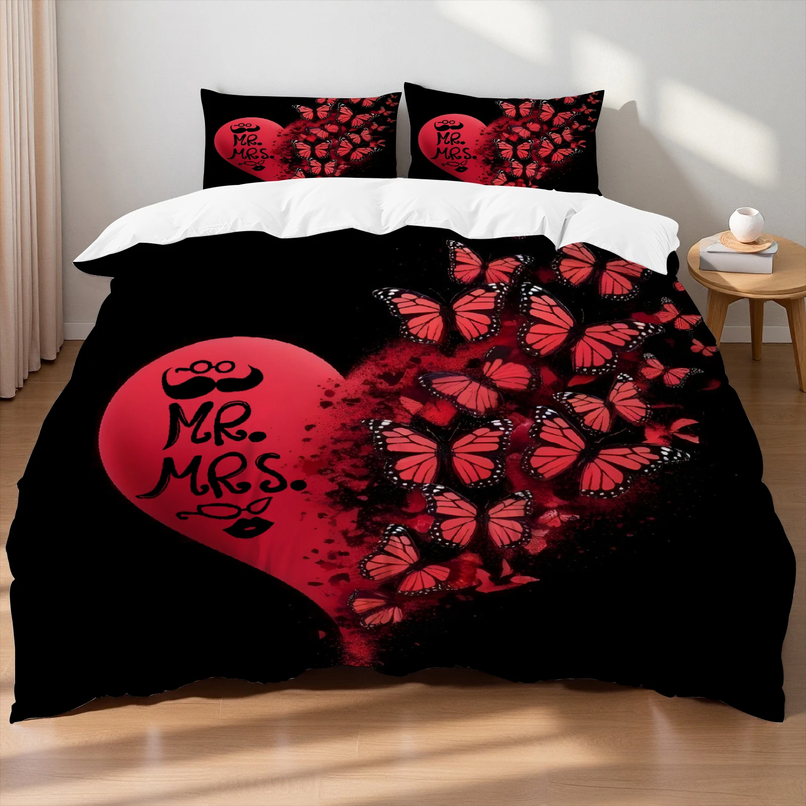 Valentine's Day Duvet Cover Set Single Twin Queen King Size No Filling And Sheet Gift For Couple Wife And Husband Bedroom Decor
Valentine's Day Duvet Cover Set Single Twin Queen King Size No Filling And Sheet Gift For Couple Wife And Husband Bedroom Decor