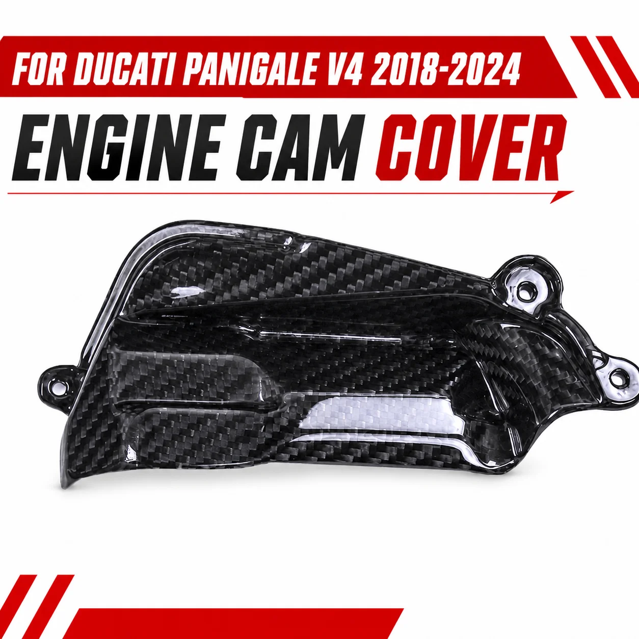 Engine Cam Cover For Ducati Panigale V4 2018-2024 Dry Carbon Fiber Motorcycle Accessories
Engine Cam Cover For Ducati Panigale V4 2018-2024 Dry Carbon Fiber Motorcycle Accessories