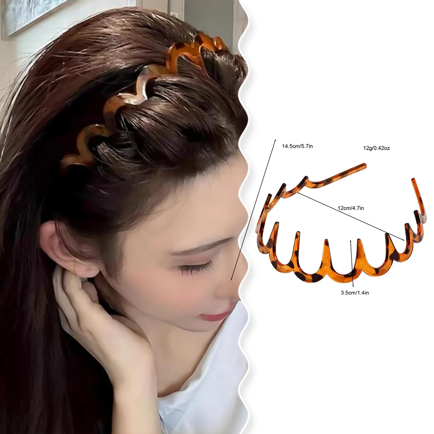 Solid Color Wave Hairbands for Women Elegant Trendy Toothed Non-slip Hair Combs Hair Accessories Girl Face Wash Sports Headbands
Solid Color Wave Hairbands for Women Elegant Trendy Toothed Non-slip Hair Combs Hair Accessories Girl Face Wash Sports Headbands