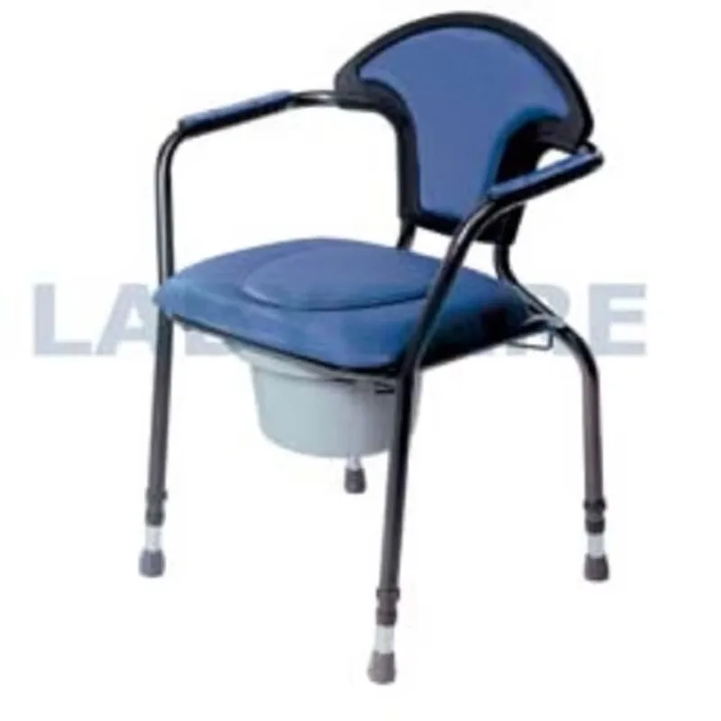 Adjustable Commode Chair with Removable Bucket, Foldable Frame, Armrests, Backrest for Elderly, Disabled
Adjustable Commode Chair with Removable Bucket, Foldable Frame, Armrests, Backrest for Elderly, Disabled