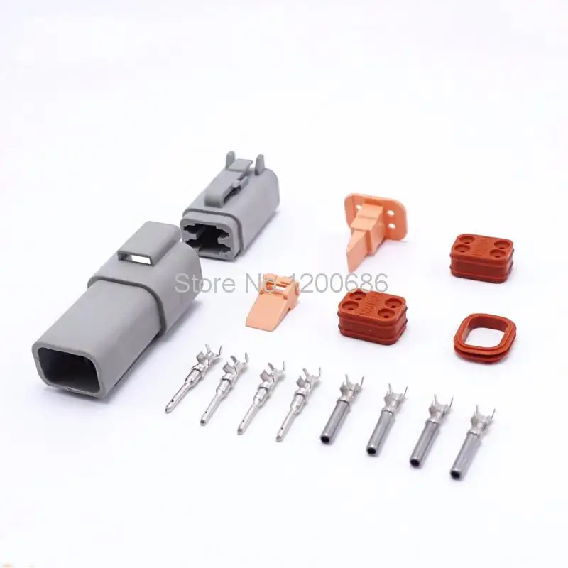 10 Sets Kits Brand New 4Pin/way Deutsch Waterproof Electric Wire Connectors Plug For Car Boat etc DT06-4S DT04-4P
10 Sets Kits Brand New 4Pin/way Deutsch Waterproof Electric Wire Connectors Plug For Car Boat etc DT06-4S DT04-4P