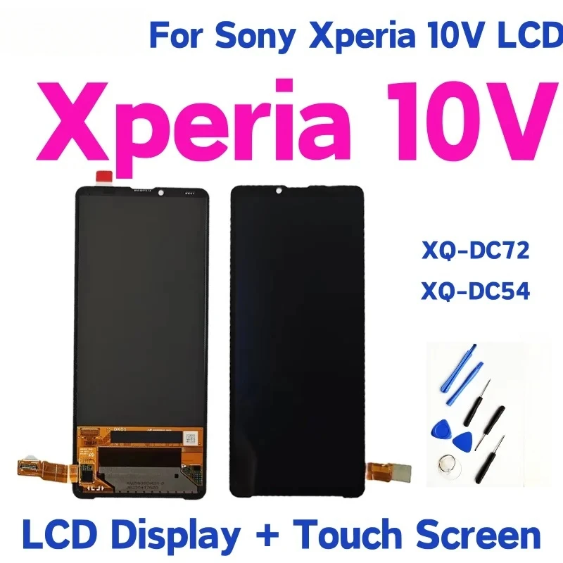 6.1 AMOLED for Sony Xperia 10 v LCD display touch screen digitizer assembly xq-dc72 xq-dc54 screen replacement
6.1 AMOLED for Sony Xperia 10 v LCD display touch screen digitizer assembly xq-dc72 xq-dc54 screen replacement