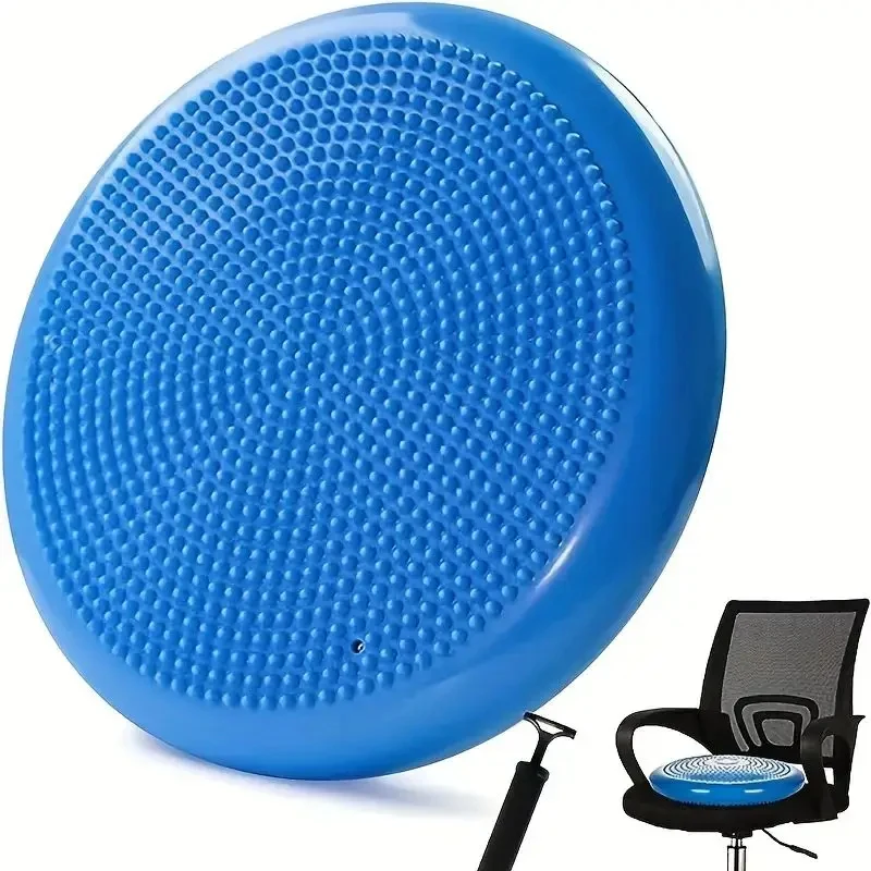 Thickened Balance Pad Inflatable Massage Cushion Anti-burst Yoga Balance Plate Fitness Training Mat
Thickened Balance Pad Inflatable Massage Cushion Anti-burst Yoga Balance Plate Fitness Training Mat