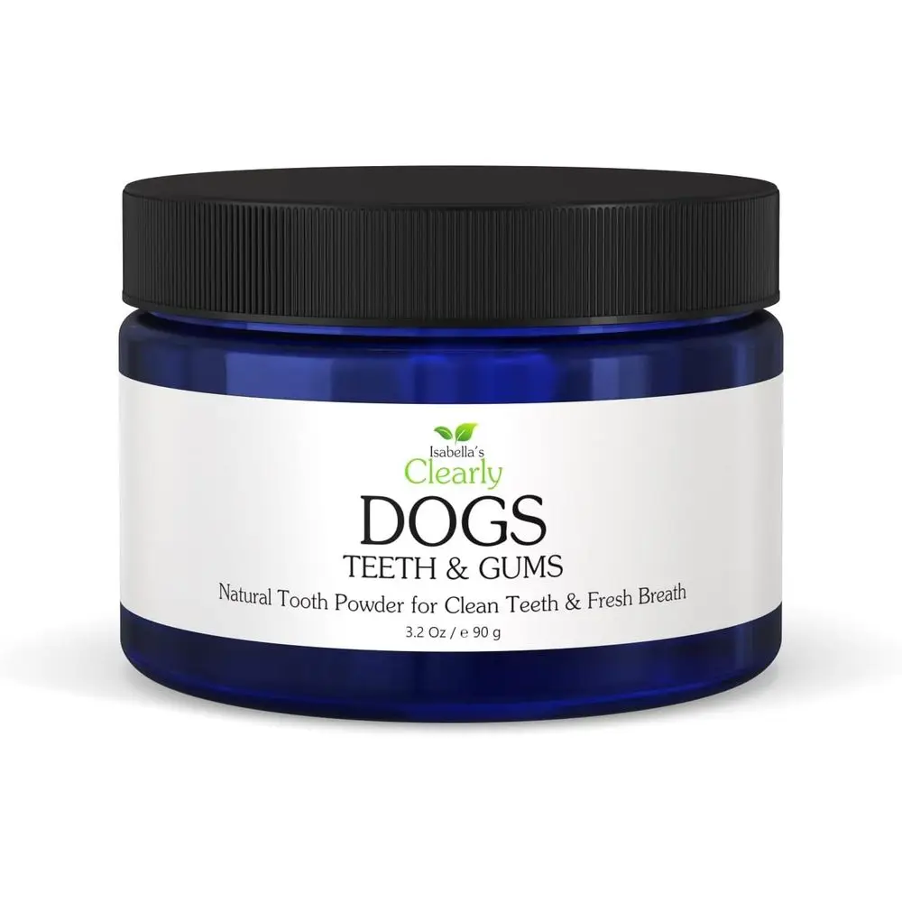 Natural Dog Tooth Cleaning Powder - Vegan, Made in USA, with Cinnamon & Clove
Natural Dog Tooth Cleaning Powder - Vegan, Made in USA, with Cinnamon & Clove