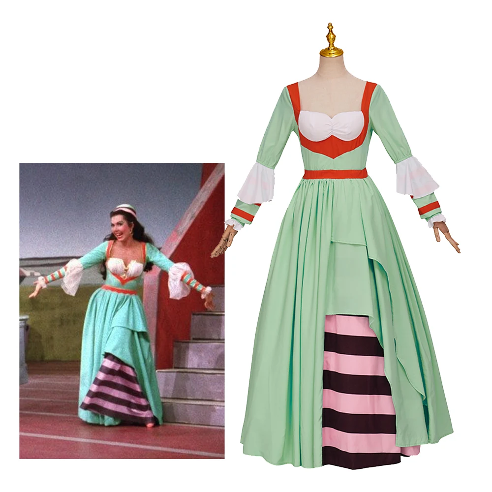Musical Kiss Me Kate Ann Miller Bianca Cosplay Costume Broadway Stage Performance Gown Victorian Country Green Dress
Musical Kiss Me Kate Ann Miller Bianca Cosplay Costume Broadway Stage Performance Gown Victorian Country Green Dress