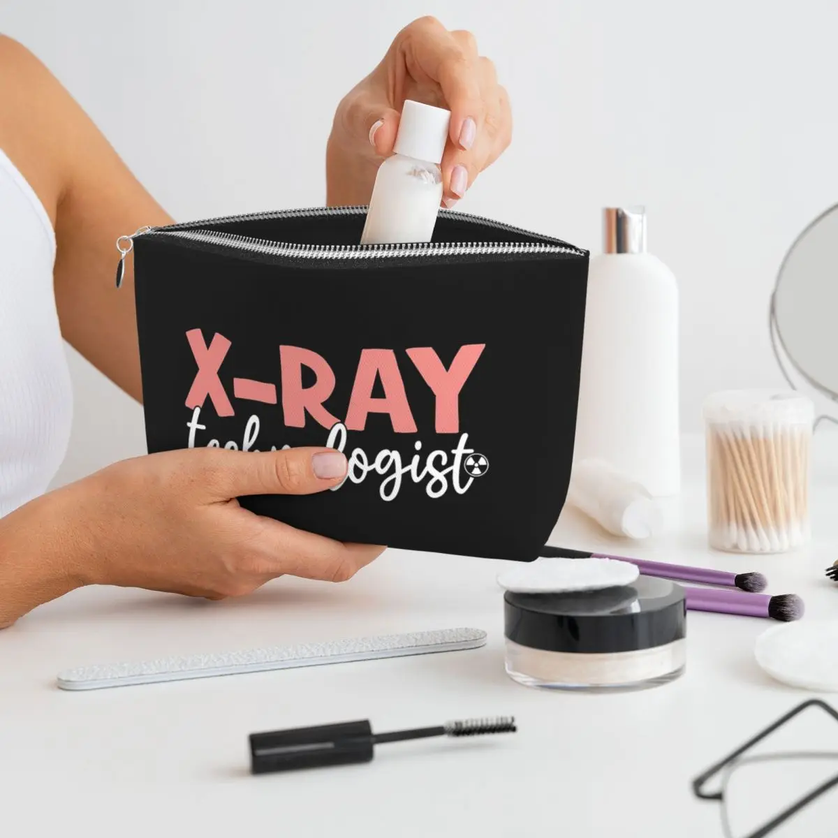 X Ray Technologist - Radiology Department Women Cosmetic Bags Travel Makeup Organizer Pouch Toiletry Storage Dopp Kit Box
X Ray Technologist - Radiology Department Women Cosmetic Bags Travel Makeup Organizer Pouch Toiletry Storage Dopp Kit Box
