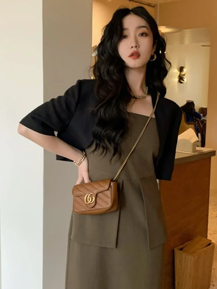 Cropped Blazers Women Short-sleeve Vintage Loose Casual Simple All-match Mature Korean Style Summer Literary Fashion Temperament
Cropped Blazers Women Short-sleeve Vintage Loose Casual Simple All-match Mature Korean Style Summer Literary Fashion Temperament