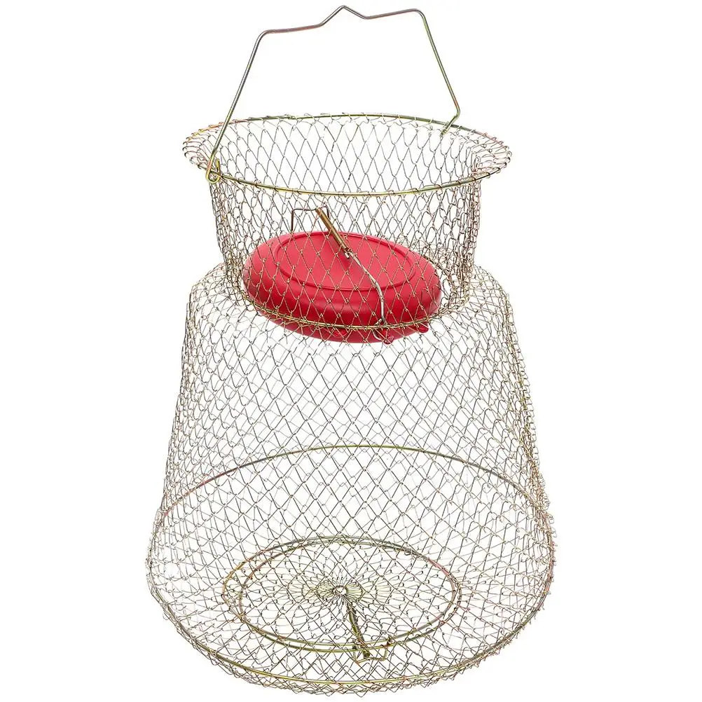 Small Fish Guard Basket Durable Metal Fishing Net Keeper Iron Bait Baskets Wire Cage for Shrimp Crab Catching Supplies
Small Fish Guard Basket Durable Metal Fishing Net Keeper Iron Bait Baskets Wire Cage for Shrimp Crab Catching Supplies
