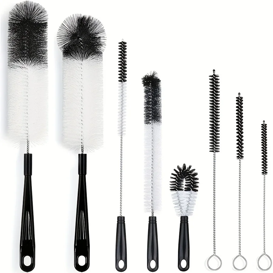 8 Boxed Wine Bottle Cleaning Brush Set - Long Handled Black Bottle Cleaner for Cleaning Narrow Wine/beer Bottles/thermos/jugs/sp
8 Boxed Wine Bottle Cleaning Brush Set - Long Handled Black Bottle Cleaner for Cleaning Narrow Wine/beer Bottles/thermos/jugs/sp