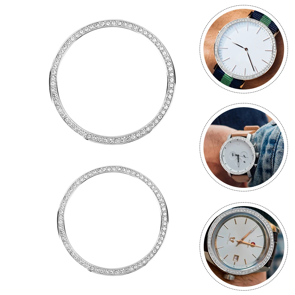 2 Pcs 46mm Watch Case Metal Alloy Bezel Replacement Lightweight Dustproof Scratch Resistant Easy Install Polished 
2 Pcs 46mm Watch Case Metal Alloy Bezel Replacement Lightweight Dustproof Scratch Resistant Easy Install Polished